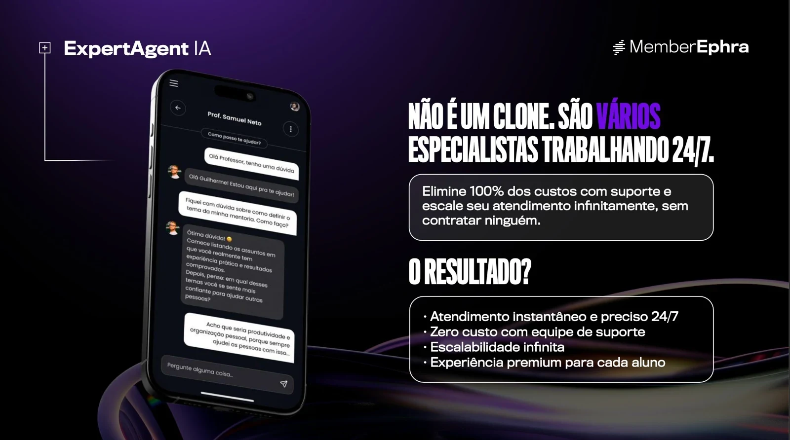ExpertAgent IA — vários especialistas 24/7